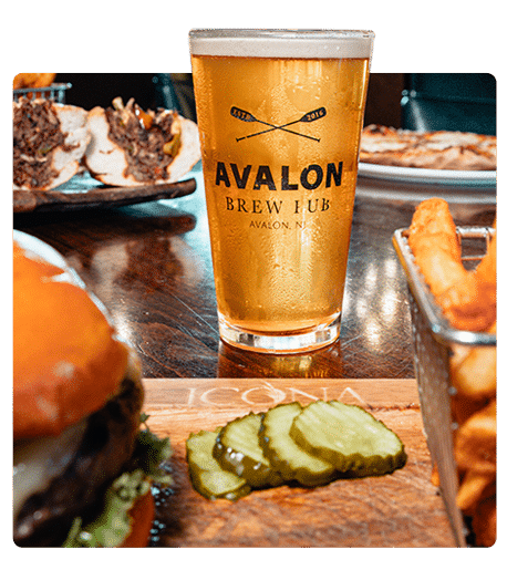 Beer at Avalon Brew Pub restaurant