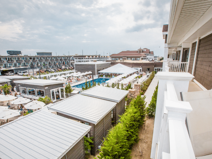 View of building from a balcony at ICONA Avalon Resort