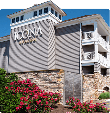 ICONA Avalon resort in NJ exterior