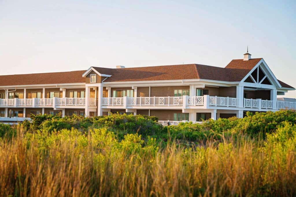 Exterior of the ICONA Avalon hotel in New Jersey