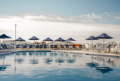 Pool at ICONA Diamond Beach oceanfront hotel