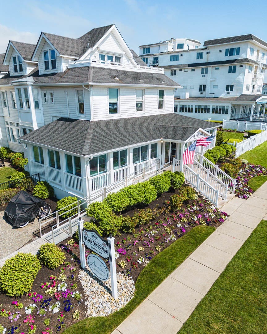 Grand Victorian boutique hotel in Spring Lake, NJ exterior