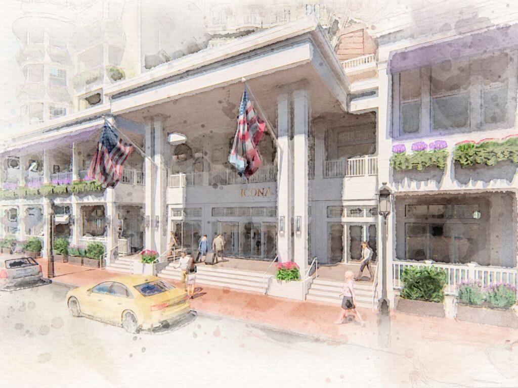 New Cape May Hotel Drawing