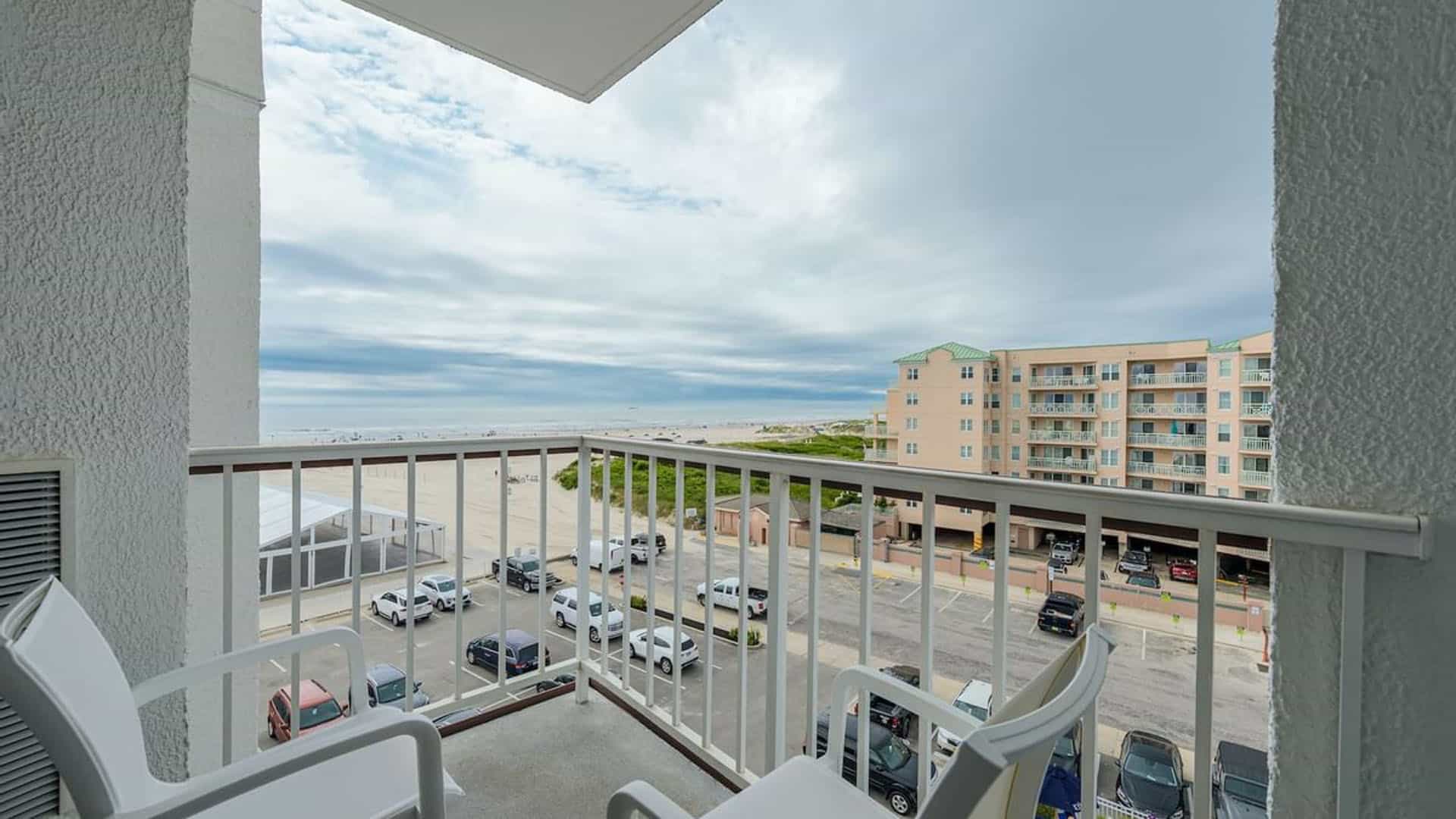 Premium poolside double suite balcony view