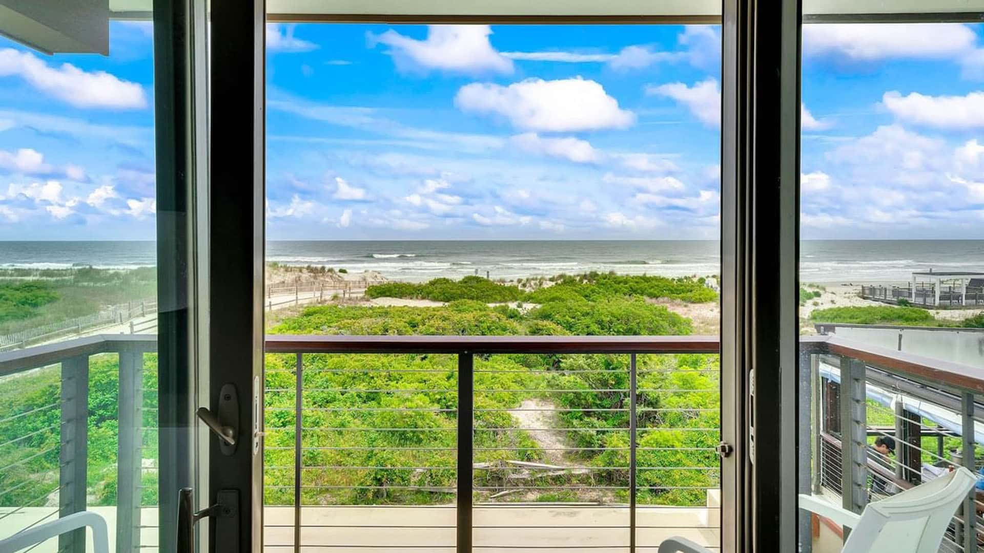 ICONA Windrift oceanfront two bedroom suite balcony view