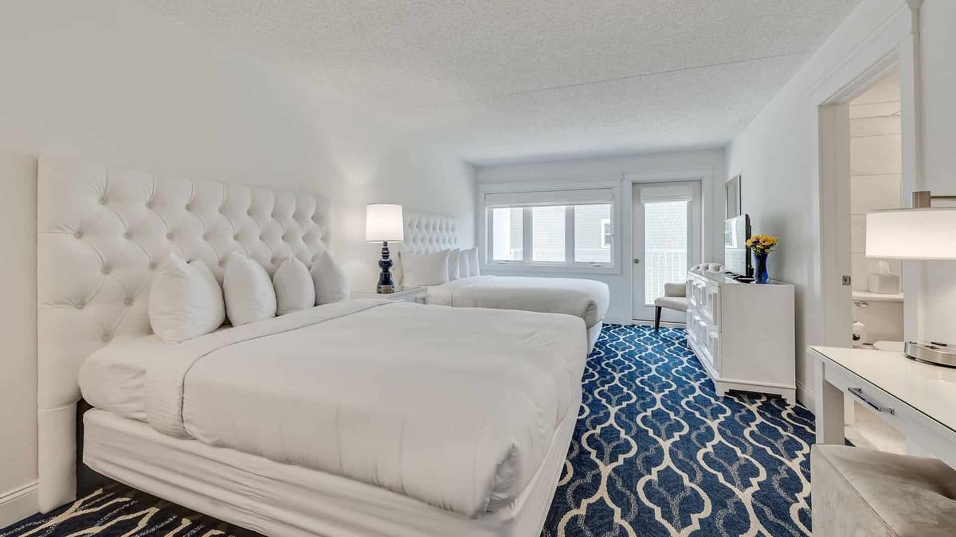 ICONA Cape May hotel room two queen beds