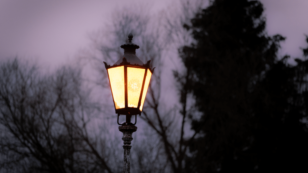 Lantern during a Cape May ghost tour