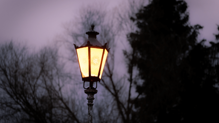 Lantern during a Cape May ghost tour